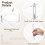 Coffee Syrup Organizer, Acrylic Syrup Bottle Organizer , Clear Countertop Step Display Stand Kitchen Storage 6