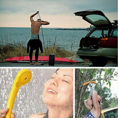 12V Cigarette Lighter Hand Shower Submersible Pump Camping HANBING 2