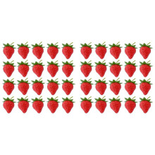 40 Stücke Künstliche Erdbeere Gefälschte Obst Erdbeeren Fotografie Stütze Haus Küchen Schrank Party Verzierung, Klein