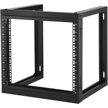 Rack Mural 9U-Duoku-Capacité 150 lb-Rack Serveur à Cadre Ouvert-Acier Au Carbone 20,9 x 17,7 x 20,5"-Compatible Êquipements IT