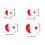 12Pcs Plastic Ball Water Bubble Fishing Bobber Set 4 Sizes Multicolor 4