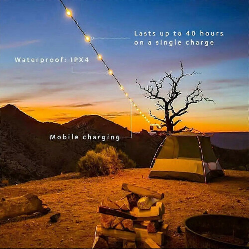 Outdoor Camping Solar String Lights Edition0722 5 2