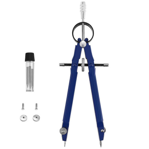 Professional Metal Compass Geometry Set with Lock for Math Precision 1