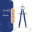 Professional Metal Compass Geometry Set with Lock for Math Precision 3