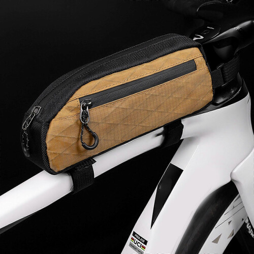 Bicycle Frame Bag Storage Pouch Front Top Tube Triangular for Mountain Bikes Enduring Upload the package 1