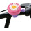 Campanello per bicicletta per bambini, clacson per bambine, A0 rosa e viola 2