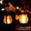 Outdoor Waterproof Solar Hanging Lanterns Flickering Dancing Flames 2