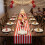 12 Pieces Striped Table Runner Wedding Polyester Table Decor Red White Striped Design Tablecloth Decor 12 x 108 Inch 10