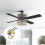 6Pack Deckenventilator Lichtschalter Ze-109 Lüfterschalter Deckenzugschalter Ersatz (Messing) 3