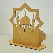 (A) Wooden Countdown Calendars Decorations Advent Calendar For Home 30 Days Til Eid Ramadans Gift For Kids, Ramadans And Eid Decor