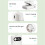 Groene USB ventilator, digitaal display, draagbaar en stil 1