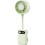 Groene USB ventilator, digitaal display, draagbaar en stil 7