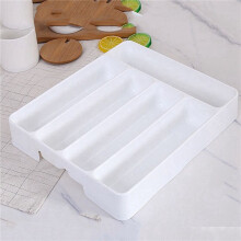 3X Kitchen Drawer Organizer Tray Spoon Cutlery Separation Finishing Storage Box Cutlery Kitchen Storage Organization
