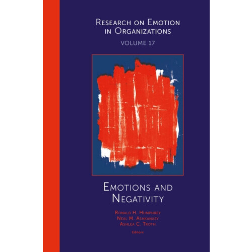 Emotions and Negativity Hardcover Book