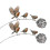 2 Pack Robins Garden Stake Rustic Bird Yard Art Decor with Dandelions Accent 1