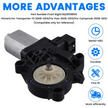 For  T5  Roomster Fabia Transporter Campmobil Car Window Motor 6Q2959801E Front Right
