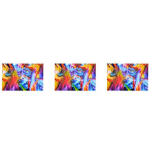 3X Rainbow Flames Hydrographic Film Water Transfer Printing Film  Dip Film 50cmX100cm