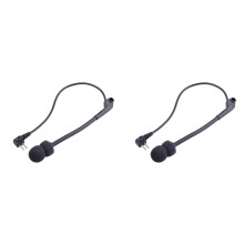 2X Microphone MIC 2 Pin for Comtac II H50 Noise Reduction Headset Clear Sound
