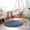 Round Carpet Soft Plush Pile Non-Slip Backing 1 Pack 5
