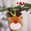 Christmas Tree Ornaments Beige Nonwoven 6-Piece 1