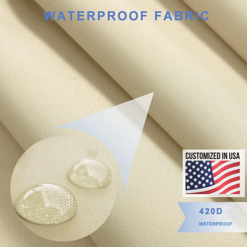 Voile d'ombrage imperméable avec protection UV 420D 2