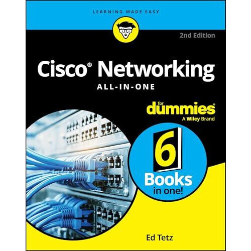 Cisco Networking AllinOne For Dummies by Edward Tetz Paperback Book