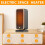 Indoor Space Heater 500W Portable PTC Ceramic Heater with 2