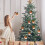 Christmas Tree Ornaments Beige Nonwoven 6-Piece 3