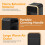 Indoor Space Heater 500W Portable PTC Ceramic Heater with 5