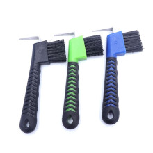 Sturdy Horse Hoof Pick Brush with Soft Handle Portable Hoofpick 3PCS
