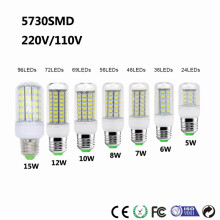 LED Maisbirne E27 SMD 110V 56LEDs 8W Innenstrahler Lampe