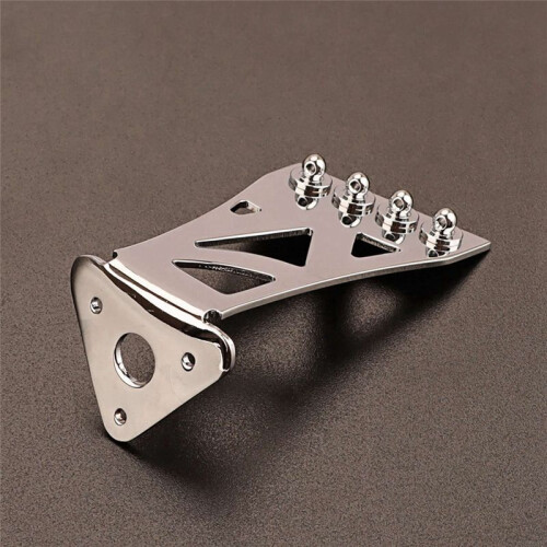 4 Strings Banjo Tailpiece for Guitar Replacement Accessory,Silver 1