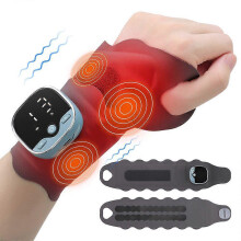 Masseur de poignet électrique sans fil, stimulateur musculaire TES pour soulager la douleur, thérapie pour main gauche