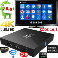 Android 6.0 TV BOX X96 Nieuw 16.1 S905X WIFI 4K-films 2GB + 16GB VK