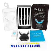OHP SM-H25 LED Kit de blanchiment des dents sans fil outils de soins d'hygiène buccale rechargeables noir