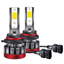 2 Stück 9005/HB3 LED-Nebelscheinwerfer, 3000 K, Gelb, 3000 Lumen, 30 W, Hochleistungs-LED-Nebelscheinwerfer, Tagfahrlic