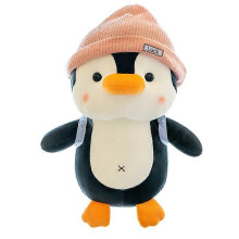 An Saoire Penguin Stuffed Ainmhithe Luck Hat Kawaii Plush Bréagán do Gach Aois Pengi