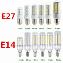 LED-maïslamp E14 SMD 110V 24LEDs 5W binnenspotlamp