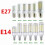 Λάμπα LED καλαμποκιού E14 SMD 110V 24LED 5W Φωτιστικό Εσωτερικού Σποτ 1