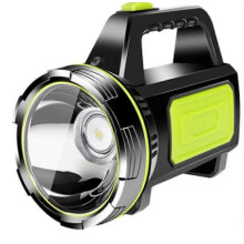 Wiederaufladbare Taschenlampe, 10 W, wasserdichte Taschenlampe mit Seitenlicht