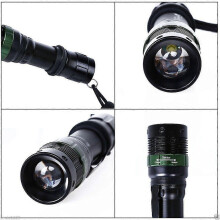 4000LM zoombare CREE XM-L Q5 LED-Taschenlampe mit 3 Modi