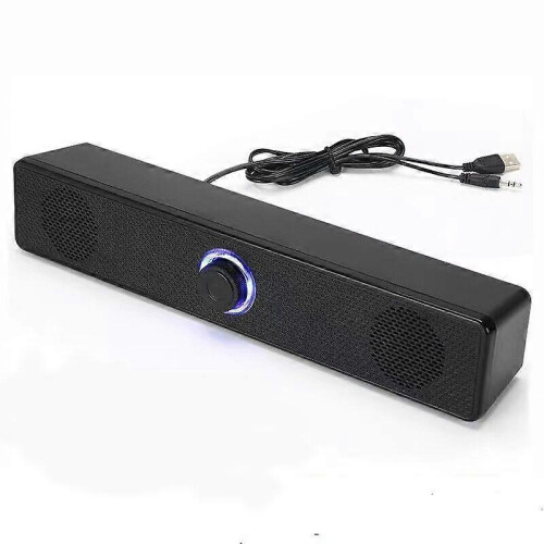 E-3511 Draadloze draagbare luidspreker met dubbele subwoofer, zware bas voor computer