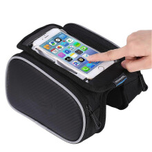 Sac de téléphone portable avant de tube d'équitation d'écran tactile de téléphone portable de vélo