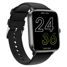 QS11 1,9-Zoll-Smartwatch aus Aluminiumlegierung für Körpertemperatur und Herzfrequenz, SOS-Notruf, wasserdicht