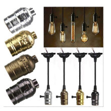 Lampada a sospensione in alluminio E27 Portalampada per led 110V 220V/lampadina Edison a incandescenza