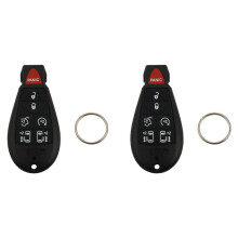 2X Car Remotes 7 Button Key Fob Compatible for Town Country 2008-2015 Grand Caravan 2008-2014
