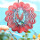 3D Wind Spinner Redbird 12 Polegadas Jardim Corte a Laser Pendurado Wind Spinners Metal Kinetic Yard Art Deco DecoraçãO Interna/Externa 2