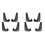 8x Car Mud Flaps  Guards Mudguard For- 3 5 7 Series E30 E46 E90 E91 E92 E93 E60 F10 F11 G30 E38 E65 F01 1