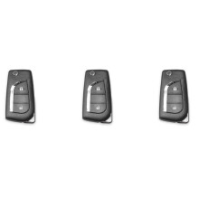 3X para Xhorse XKTO01EN Universal Wire Remote Key Fob 2 BotõEs para Type para VVDI Key Tool