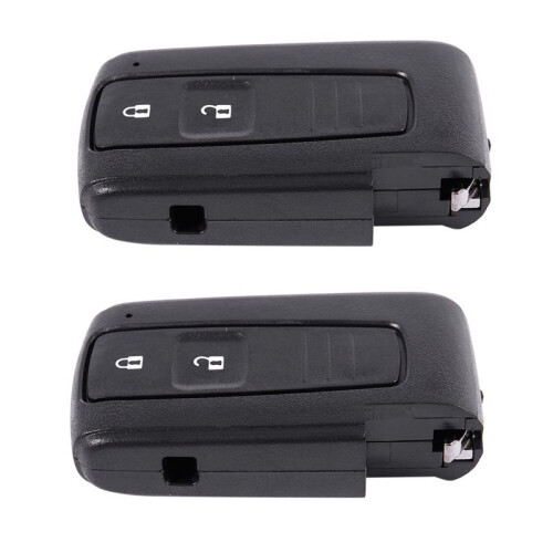 2X 2 Button  Remote Key Case Shell & Blade For   Verso Prius
